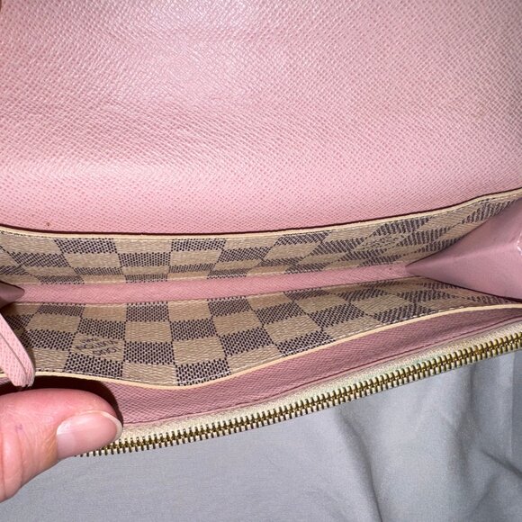 Authentic Louis Vuitton Emilie Wallet in Damier Azur Canvas - Picture 10 of 16